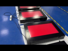 방수 21.5 인치 외관 벽에 장착 된 디지털 사이니지 1500nits 수평 화면