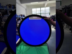 둥근 예술 디지털 사이니지