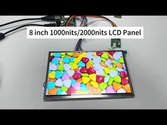 고 밝기 LCD 8인치 2000nits HD BOE 산업 디스플레이
