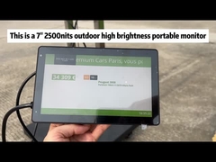 카메라 외부 고 밝기 7 인치 휴대용 1080P 알루미늄 합금 하우징 모니터