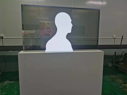주문 55인치 투명한 OLED 모니터 기계식 엘리베이터 프리미엄 느낌 터치 패널 온라인 제조