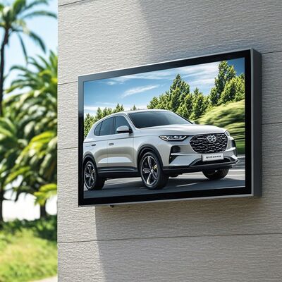 55 인치 풀 라미네이션 기술 4000Nits 밝기와 IP67 방수 디지털 사이니지를 가진 야외 LCD 광고 기계