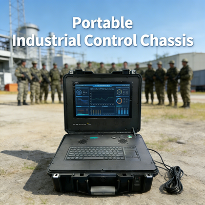 Portable All-in-One Rugged Computer Case for Field Data and Control
